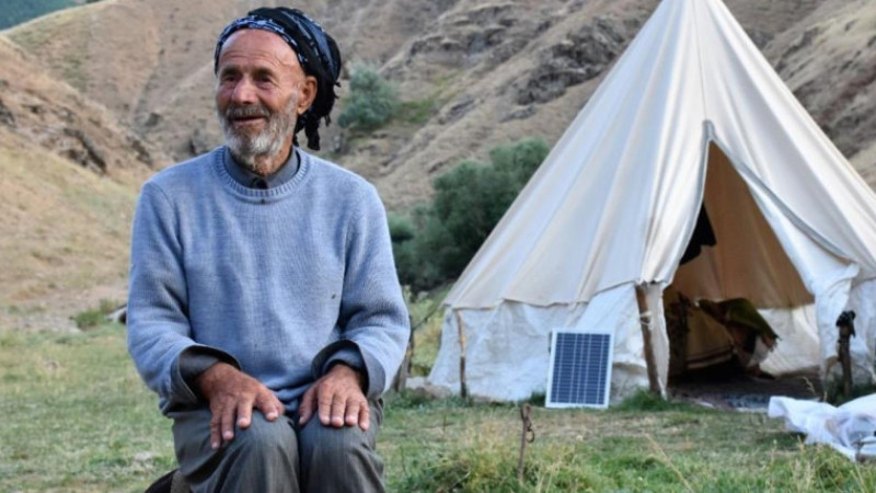 85 yaşındaki Kerem dede yayladan vazgeçmiyor
