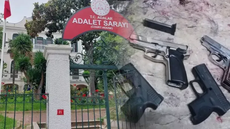 Adalar Adliyesi'nde de soygun! Silahları çalıp satıyormuş